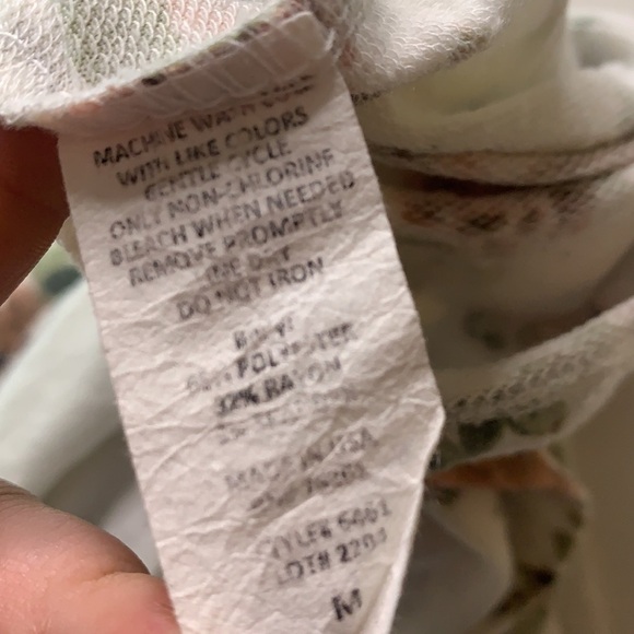 Plant Motherhood Botanical Rouched Stretch medium mini Dress short sleeve - Picture 6 of 7